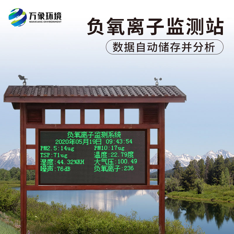 公園負氧離子監測站，既美觀(guān)，又實(shí)用！